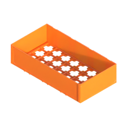 Render of MODULITH 185 Gridfinity Decor Drawer - 4W-1.5H